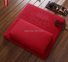 60x70cm  Southeast Asia Foldable lotus Chinese Zen Buddhism Zafu and Zabuton Meditation Cushion Meditation Pillow Zen Buddhism 2024 - buy cheap