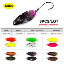 Countbass Casting Spoon Size 30.5x12.5mm, 2.8g  7/64oz Freshwater Salmon Trout Pike Bass Metal Brass Fishing Lures Fish Bait 2024 - buy cheap