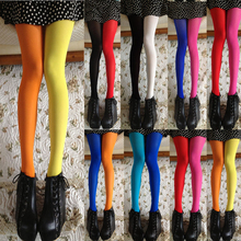 Patchwork Tights Stretchy Elastic Candy Color Stockings Summer Stretch Tights Sexy Hosiery Female Pantyhose Stockings 2024 - buy cheap