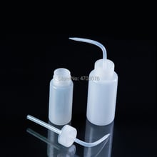 250ml 2pcs/pack PE laboratory wash bottle with scale Plastic squeeze bottle with screw cap Tattoo Wash Clear White Plastic 2024 - buy cheap