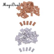 100x 1/16 Mini Realistic Clay Bricks Model for Sand Table Scenery Building DIY Accs 2024 - buy cheap