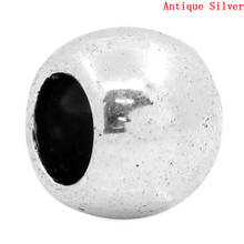 DoreenBeads Spacer Beads Column Silver Color 7x6mm,Hole:Approx 4mm,100PCs (B23294), yiwu 2024 - buy cheap