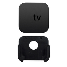 Универсальный медиаплеер настенный кронштейн Подставка держатель чехол для Apple TV 4 4-го поколения 98x98x33 мм 2024 - купить недорого