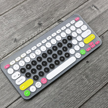 Besegad Клавиатура для ноутбука силиконовый чехол для кожи наклейка протектор для Logitech K380 Bluetooth клавиатура пленка аксессуары 2024 - купить недорого