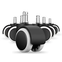6 Pcs Universal Caster Office Chair Furniture Caster Chair Wheel Black / White Diameter 50mm Chair Replacement Wheels Swivel 2024 - buy cheap