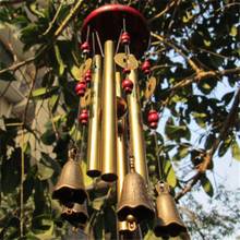 Classic Antique 4 Tube Windchime Deep Resonant Chapel Church Bells Wind Chimes Door Hanging New Year Outdoor Decoration 2024 - buy cheap