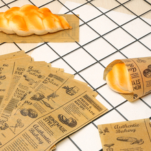 50pcs 25x10cm Oil-proof Paper Bread Sandwich Wrap Wax Paper Kitchen Supplies Bakeware 2024 - buy cheap