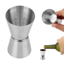 Шейкер для коктейлей Jigger 25/50 мл измерительная чаша для коротких напитков Коктейльная мерная чашка для домашнего бара вечерние из нержавеющей стали 2024 - купить недорого