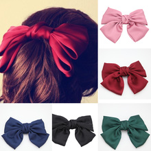 Large Bowknot Hair clips Girls' Bow Barrette Hair Clip DIY Big Bowknot Pink Red Hair accessories, Hair Clip Hair accessories, Hair clips for hair, Hair accessories for women 2024 - buy cheap