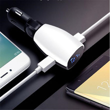 Двойной порт 3.1A USB Автомобильное зарядное устройство прикуриватель 5 V 16 W умное быстрое зарядное устройство для мобильного телефона 2024 - купить недорого