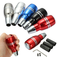 Universal Aluminum Automatic Manual Car Auto Gear Stick Shift Shifter Lever Knob Black Silver Red Blue Titanium 2024 - buy cheap