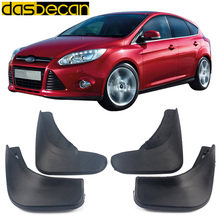 Dasbecan Car Mudguards For Ford focus MK3 Hatchback Car 2011-2014 Fender Accessories Splash Guard Paneling 2012 2013 2024 - buy cheap