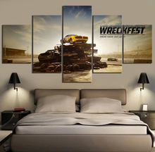5 Piece HD Pictures Wreckfest Game Poster Paintings Canvas Art Decorative Paintings for Background Wall Decor 2024 - buy cheap