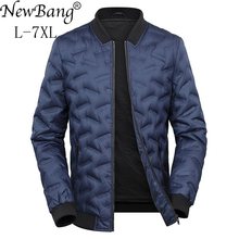 NewBang Brand 6XL 7XL Plus Men Fashions Down Coat Male Down Jacket Men's Winter Thick Warm Windbreaker feather Jacket 2024 - buy cheap
