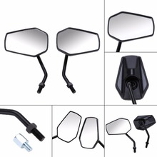 New Arrival 1pair 10mm Black Universal Motorcycle Side Mirror 360 Degrees Rotable Scooter Rear View Mirros 2024 - buy cheap