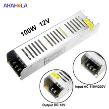 Transformador de fuente de alimentación AC 220v a 12 v, controlador Led, 12 v, 100w, Ac Dc, 12 v Dc, alimentación de 12 V Volt 2024 - compra barato