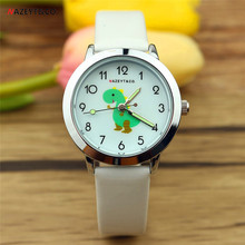 luxury brand NAZEYT new fashion kids watch luminous hands children leather watch dinosaur face little boys girls cartoon watch 2024 - buy cheap