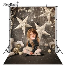 Vinil fino natal ano novo floco de neve estrela foto fundos impresso bebê crianças estúdio fotografia backdrops fotográficos 2024 - compre barato