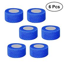 6pcs Cohesive Bandages Elastic Strong Nonwovens Bandage Wrap Self Adherent Wrap First Aid Tape for Sports Athletic Hunting 2024 - buy cheap