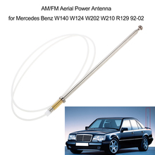 Antena de rádio automática am/fm, substituição de sinal de carro, mastro para mercedes benz w140 w124 w202 w210 r92-02 129 2024 - compre barato