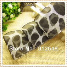 Envío gratis 1-1/2 ''(38mm) Leopard cinta de Organza pura boda Favor fiesta decoración artesanal, 9836 2024 - compra barato