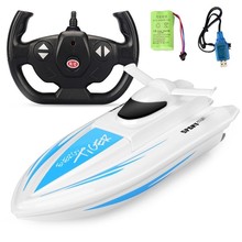 High Speed RC Boat 2.4GHz 4 CH Dual-motor Racing Remote Control Boat Children Toys High-speed Ship Toy For Children Kids Gift 2024 - buy cheap