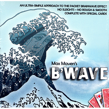B'wave by max minferior (gimmicks + instruções on-line), cartão de mágica, aprendedor, ilusionista, acessórios de mágica para mágicos 2024 - compre barato