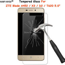 For ZTE Blade X3 D2 T620 5" Clear Tempered Glass Screen Protector Ultra Thin Explosion-proof Protective Film + Cleaning Kit 2024 - buy cheap