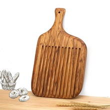 Creative kitchen retro Wood chopping blocks with handle Kitchen Wood Food Plate Pizza Sushi Bread Tray Cutting Board CW230 2024 - buy cheap