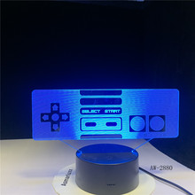 3d led usb jogo interruptor figura candeeiro de mesa 7 cores visual luminária criativa crianças presentes quarto decoração nightlight AW-2880 2024 - compre barato