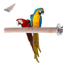 Galho de madeira para pássaro, garfo de madeira bruto para animais de estimação, brinquedo de suporte para galho de árvore, papagaio, perucas de hamster para gaiola, 1 peça 2024 - compre barato