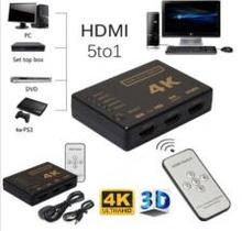 Бренд SOONHUA 5 портов 4K 3D HDMI коммутатор 1080p переключатель с пультом дистанционного управления HDTV электронные аксессуары 2024 - купить недорого