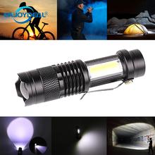 Lanterna super brilhante de led cob 3800lm, mini lanterna recarregável usb led à prova d'água, lanterna de bolso, emergência, trabalho para acampamento 2024 - compre barato