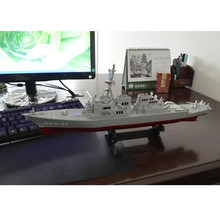 Army Guided Missile Destroyer Ship Model Static Toys with Display Stand Warship Model DIY Educational Toys Hobbies Children Gift 2024 - buy cheap