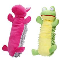 New Dog Toys Pet Puppy Squeaky plush PP cotton Sound animal dog toys Soft Cat toy 2colors pet dog toy Sound Plush Moppy 2024 - buy cheap