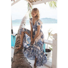 Ladies Bikini Cover Up Hot Floral Print Women Cover Ups Chiffon Long Cardigan 2018 Summer Pareo Beach Swimsuit Swimwear Cover-up 2024 - buy cheap