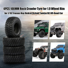 4PCS 100MM Rock Crawler Tyre for 1.9 Inch Wheel Rim1/10 Traxxas HSP Redcat RC4WD Tamiya RC Off-Road Car Accessories 2024 - buy cheap