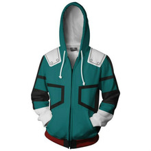 My Hero Academia Hoodie Izuku Midoriya Shouto Todoroki Boku No Hero Academia Cosplay Costume Sweatshirt All Might Zipper Jacket 2024 - buy cheap