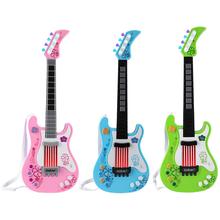 Multifuncional crianças baixo guitarra brinquedo crianças luz instrumento musical de brinquedo das crianças instrumentos musicais brinquedo da guitarra elétrica 2024 - compre barato