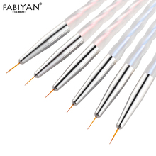 Nail Art Brush Lines Stripe Painting Drawing Flower Pen UV Gel Tips Manicure Extension Builder Carving Gradient Tools 7/9/11mm 2024 - buy cheap
