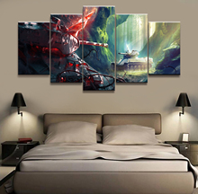 5 Panel World of Tanks Game Poster Canvas Printed Painting For Living Room Wall Art Decor Picture Artworks Poster 2024 - buy cheap