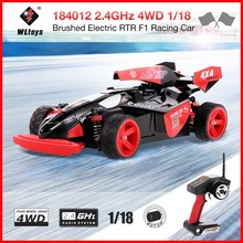 WLtoys 184012 2.4GHz Brushed RC Car 4WD 1/18 45KM/H Electric RTR F1 Racing Car RC Mdeo Vehicle Remote Control Toys 2024 - buy cheap