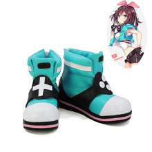 Calçados de cosplay virtual âncora kizuna ai a. i. canal cosplay botas femininas 2024 - compre barato