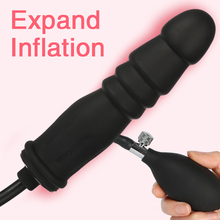 Plugue anal inflável, plugue anal expansível, plugue anal maior, dilatador de ar, bomba peniana real, brinquedos sexuais 2024 - compre barato