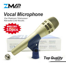 Профессиональный проводной микрофон KSM8C, микрофон для караоке, суперкардиоидной трансляции, 10 шт./лот 2024 - купить недорого