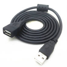 Кабель USB 2,0 для мужчин и женщин 1,5 м, 3 м, 5 м, удлинитель, провод, Супер Скоростной кабель-удлинитель для ПК, клавиатуры для ноутбука 2024 - купить недорого
