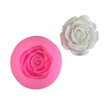 Mini molde de silicona con forma de rosa para Fondant, herramientas de decoración de pasteles, molde de confitería de Chocolate, accesorio para manualidades 2024 - compra barato