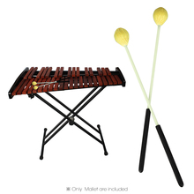 Mazo de palo de Marimba primario, instrumento de percusión para aficionados, xilófono, Glockensplel, con mango de fibra de vidrio, 1 par 2024 - compra barato