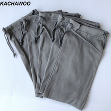Kachawoo 100PCS Gray Bag for Sunglasses Soft Pouch Storage for Glasses Reading Glasses Bag Customize Logo Wholesale 2024 - buy cheap