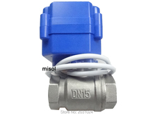 G1/2" DN15 motorized ball valve 9-24VDC CR04, Stainless steel, electrical valve 2024 - buy cheap